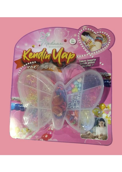 Bilekli Tasarım Seti Her Yaşa Uygun Bilekliğini Kendin Tasarla Çocuklar Için Yaratıcı Tasarım Seti