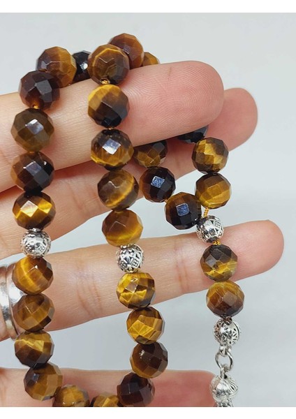 Kaplangözü Taşı Üst Segment Faset Kesim 33LÜK Tesbih 8mm (39555) fiyatları