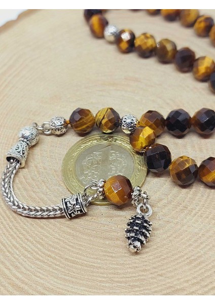 Kaplangözü Taşı Üst Segment Faset Kesim 33LÜK Tesbih 8mm (39555) modelleri