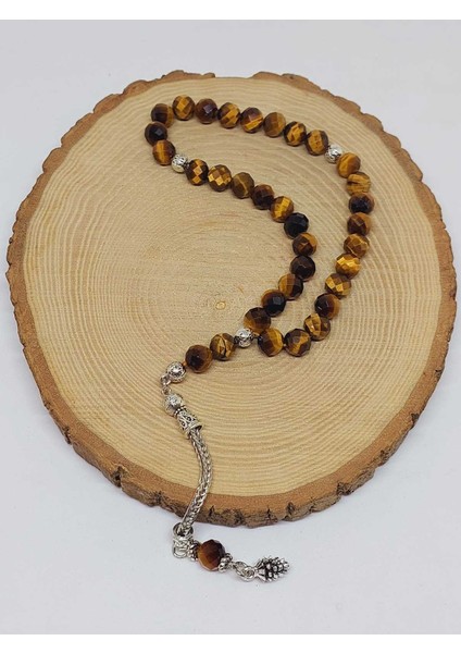 Kaplangözü Taşı Üst Segment Faset Kesim 33LÜK Tesbih 8mm (39555) fırsatları