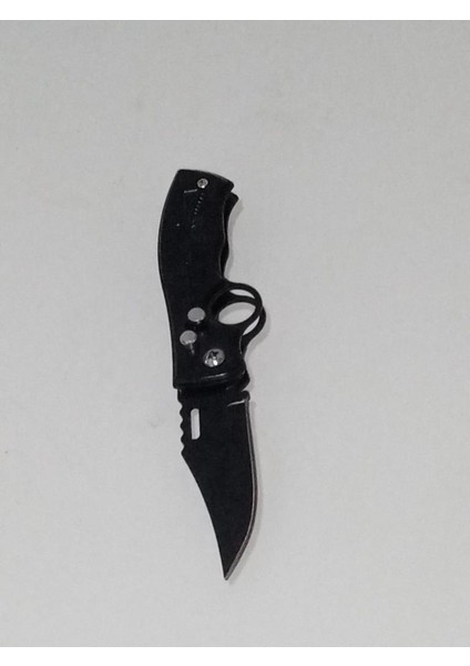 14X6 cm Boyutunda Paslanmaz Siyah Mini Kamp Çakısı Otomatik Susta Özellikli modelleri