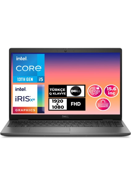 Latitude 3540 I5-1235U 64GB 1tb SSD 15.6" Fhd W11P Taşınabilir Bilgisayar N049L354015U 012
