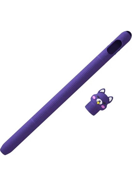 Apple Pencil 2. Nesil Uyumlu Koruyucu Silikon Kılıf Sevimli Kedi Figürlü (Ürün Kalem Değildir) fiyatları