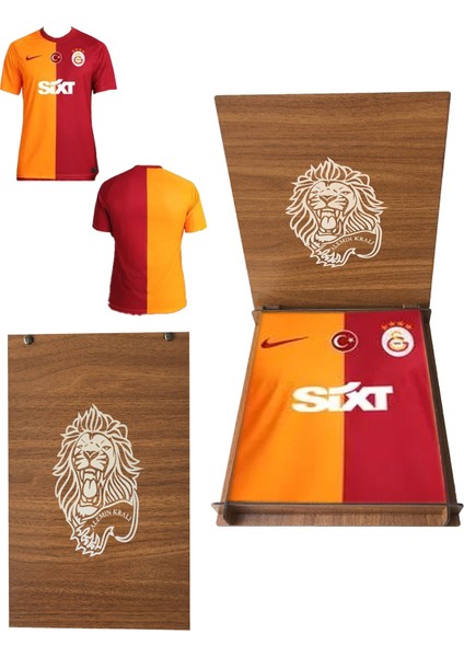 Lisanslı 2023/2024 Parçalı Iç Saha Forma Aslan Ahşap Kutulu