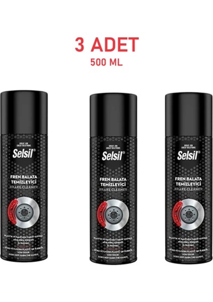 Fren Balata Temizleme Spreyi 500 ml -3 Adet