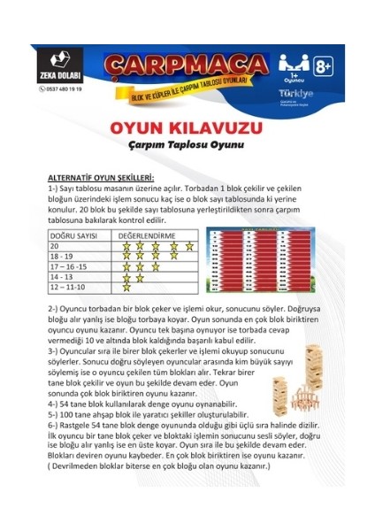 Çarpmaca ( Çarpım Tablosu, Ahşap Bloklar, Ahşap Küpler, Çarpma, Oyun, Matematik )