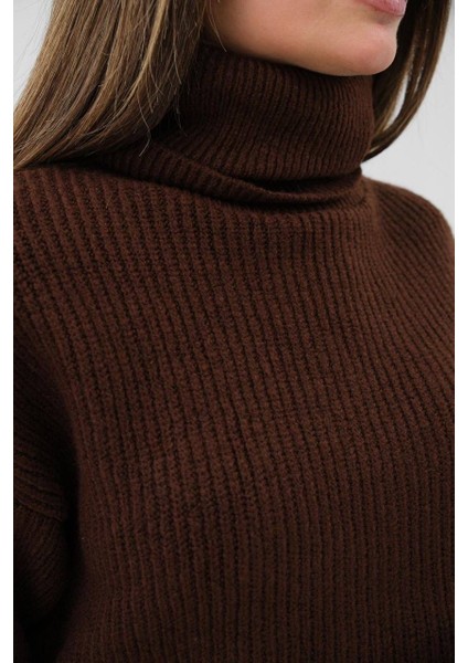 Kali Acı Kahve Oversize Tunik Triko indirimleri