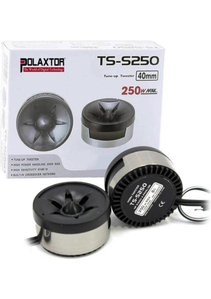 Tweeter 250W 40MM 2 Adet TS-S250