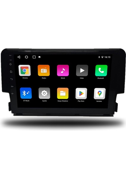 Honda Civic Fc5 Android Carplay Multimedya 2016-2020 4gb Ram + 64GB Hafıza + 8 Çekirdek