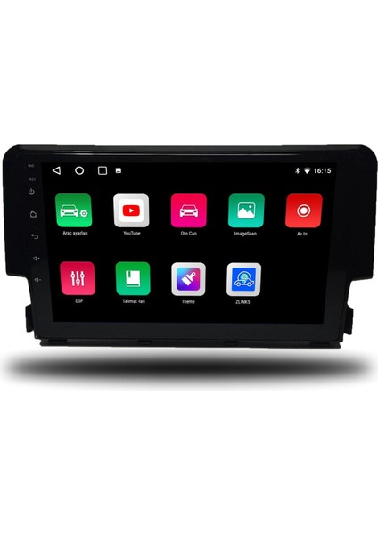 Honda Civic Fc5 Android Carplay Multimedya 2016-2020 4gb Ram + 64GB Hafıza + 8 Çekirdek