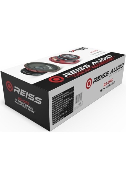 Audio Rs-Dp5 13 cm Çifti 500WAT 150WRMS Metal Kapaklı Orijinal Profesyonel Seri Midrange Hoparlör fırsatları