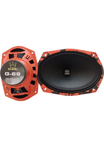 Gladi 6x9 Profesyonel Midrange Hoparlör 1 Takım 2 Adet fırsatları