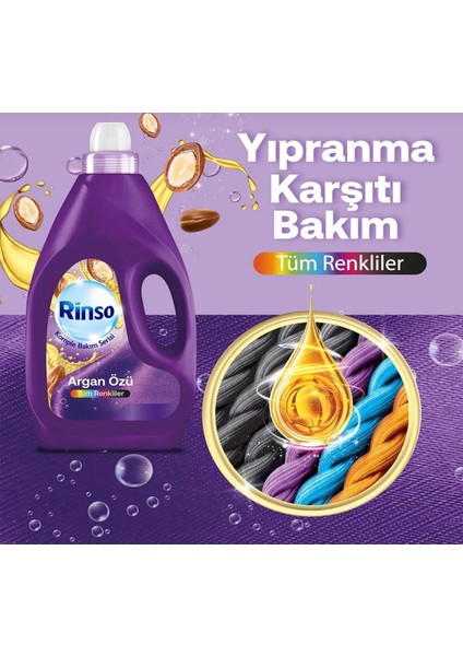 Sıvı Çamaşır Deterjanı Komple Bakım Serisi Argan Özü 3l x 3