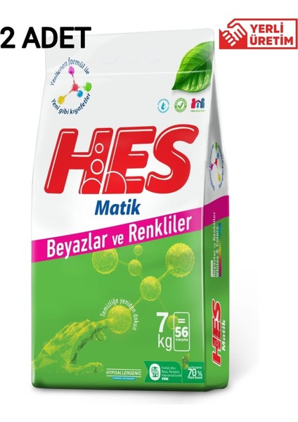 Matik Beyazlar & Renkliler 7 kg x 2 Adet