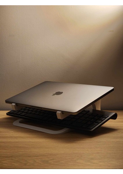 Modern Laptop Standı Klavye Hazneli