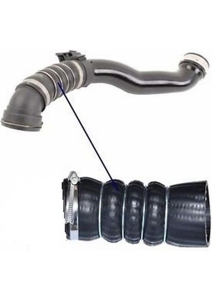 80286 Turbo Hortumu Bmw E70 E71 X5 X6 M56 11618506079