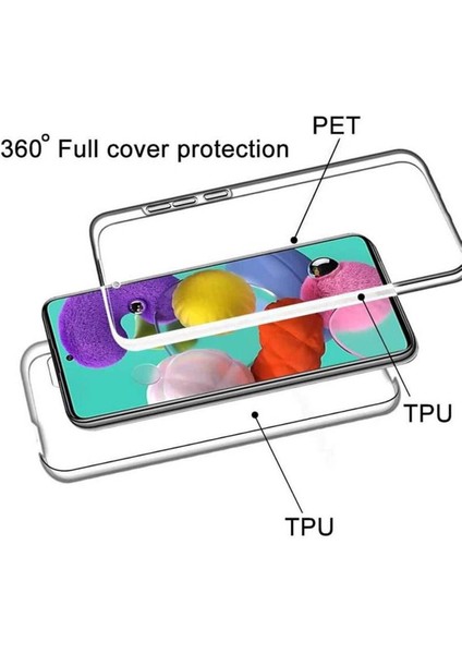 Samsung Galaxy A32 360 Derece Full Koruma Şeffaf Silikon Kılıf fiyatları