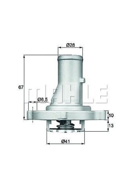Mahle-Knecht-Behr TI6887D C50487 Termostat Komple Palio 97 Doblo 00 1.2ıe 75HP 87 C 7545958
