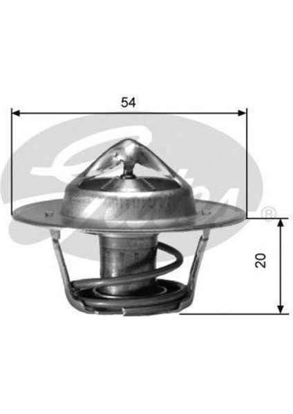 TH00182G2 Termostat 82C Renault 11 Flash Renault 9 Renault 19 1.9d P103 P306 P405 P405 1338.44