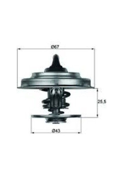 -Knecht-Behr TX1883 Termostat 83 C-Max N TGS-TGX-TGA-F2000-NEOPLAN Daf CF85 380 98-01 51064020063