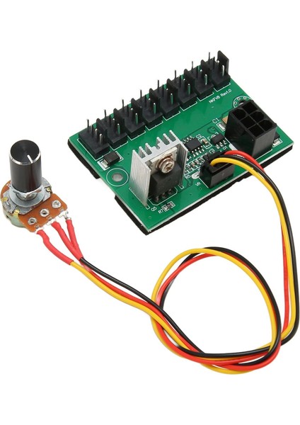 Fan Hız Kontrol Modülü 2 Pin 3 Pin 4 Pin Uyumlu Potansiyometre Fan Çoklayıcı