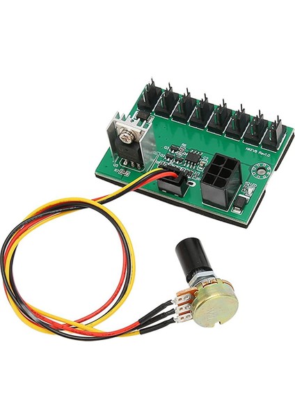 Fan Hız Kontrol Modülü 2 Pin 3 Pin 4 Pin Uyumlu Potansiyometre Fan Çoklayıcı