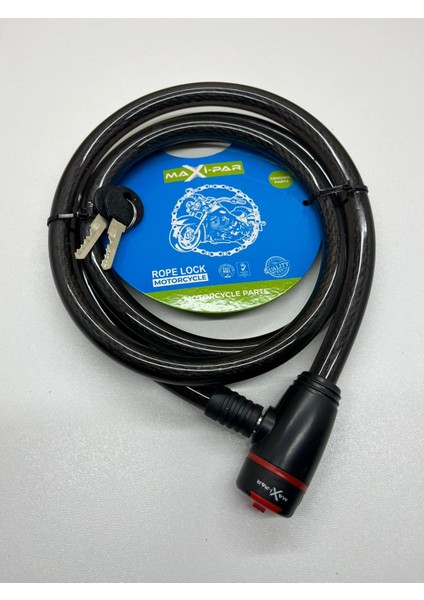 Motorsiklet Halat Kilit 15*1500 mm