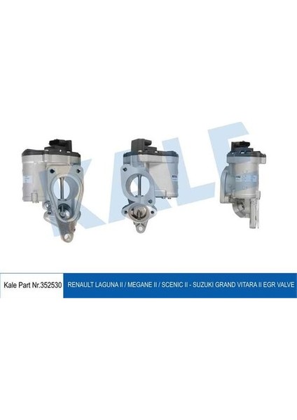 352530 Egr Valfi Megane Iı-Scenic Iı-Laguna Iı-Trafic Iı-Vivaro-Grant Vitara 05 1.9dcı-Cdtı-Ddıs 8200796571-8200609274-8200507299 8200850755