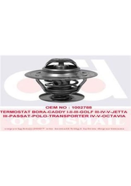 TH627387 Termostat (87C) A3 A4 A6 Bora Caddy Iı Golf Jetta Iı Passat Polo T4 T5 Octavia Cordoba Ibiza Fabia