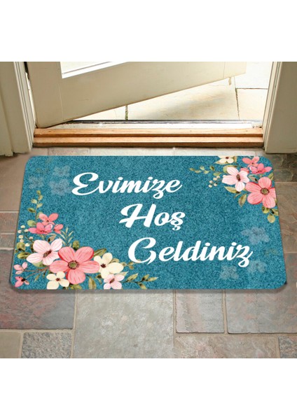 Dijital Baskılı Kapı Önü Paspas Çiçek Desenli Hoş Geldiniz Yazılır Ev Içi ve Dışı Banyo Mutfak Çocuk Odası Için kullanılabilir fırsatları