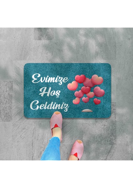 Dijital Baskılı Kapı Önü Paspas Çiçek Desenli Hoş Geldiniz Yazılır Ev Içi ve Dışı Banyo Mutfak Çocuk Odası Için kullanılabilir