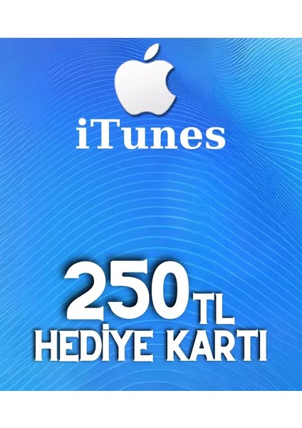 App Store & Itunes Hediye Kartı 250 Tl