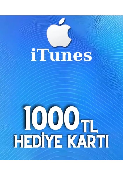 App Store & Itunes Hediye Kartı 1000 Tl