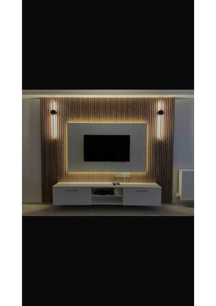 2'li Philips Modern Dekoratif LED Duvar Aplik 70 cm Siyah 3000K (Pilli Değildir) fiyatları