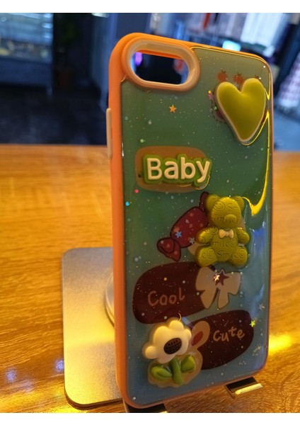 iPhone 7/8/se Uyumlu Kabartma Figürlü Darbe Korumalı Kapak Cute Kılıf fiyatları