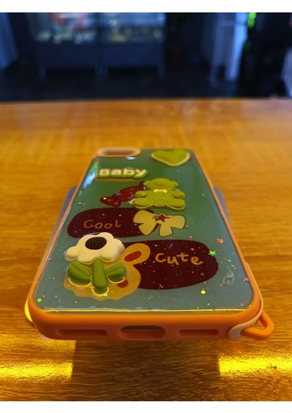 iPhone 7/8/se Uyumlu Kabartma Figürlü Darbe Korumalı Kapak Cute Kılıf modelleri