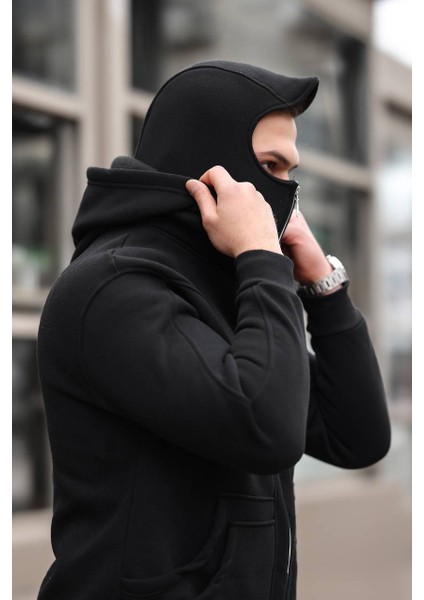 Ninja 3 Iplik Fermuarlı Ceket Siyah fırsatları