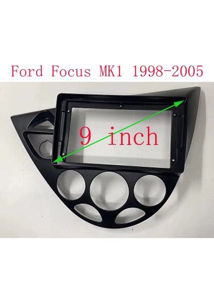 Ford Focus 1- 1999-2005- 9 Inc Tam Uyumlu Multimedya Çerçevesi-Bağlantı Kablosu-Anten Jakı Dahildir modelleri