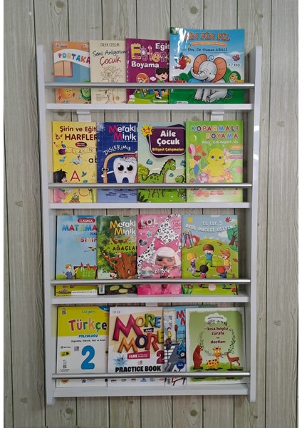 Berra Serisi 4 Raflı Montessori Kitaplık