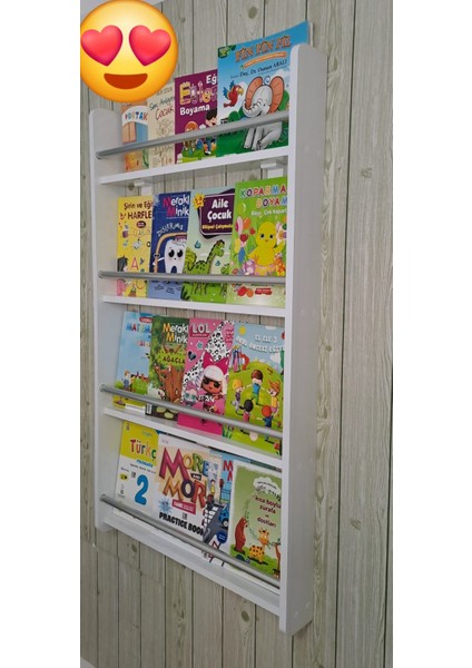 Berra Serisi 4 Raflı Montessori Kitaplık