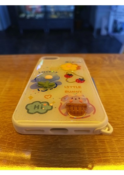 iPhone 7/8/se Uyumlu Kabartma Figürlü Darbe Korumalı Kapak Papatya Kılıf fiyatları