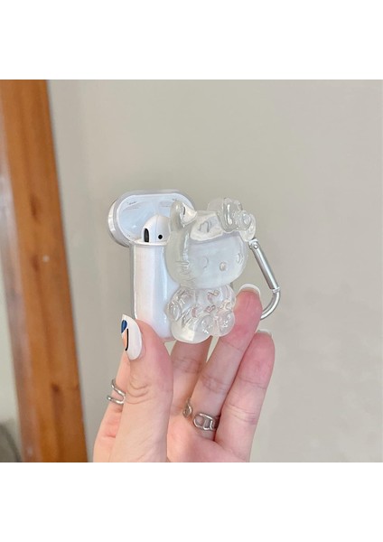 Airpodss 1. ve 2. Uyumlu Nesil Sevimli Figürlü Kulaklık Kılıfı