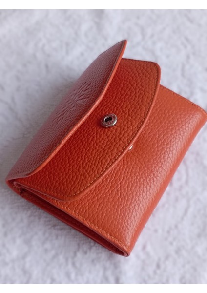 Kadın Deri Cüzdan Cüzdan Kredi Kartlıklı Para Bölmeli 12 Kartlıklı 4 Bölmeli 12.5x9.5cm