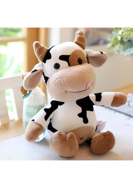 Sevimli 30 cm Karikatür Inek Peluş Oyuncak Çocuklar ve Gençler Için Hediye
