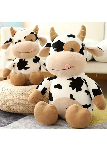 Sevimli 30 cm Karikatür Inek Peluş Oyuncak Çocuklar ve Gençler Için Hediye fiyatları