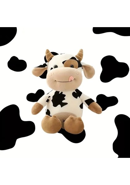 Sevimli 30 cm Karikatür Inek Peluş Oyuncak Çocuklar ve Gençler Için Hediye modelleri