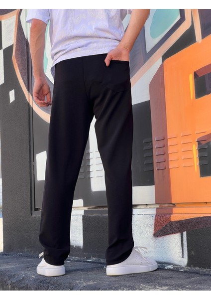 Elitwear Yeni Sezon Rahat Kalıp Esnek Kumaş Beli Lastikli Baggy Jogger Pantolon