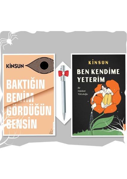 Baktığın Benim Gördüğün Sensin - Ben Kendime Yeterim 2 Kitap - Kinsun