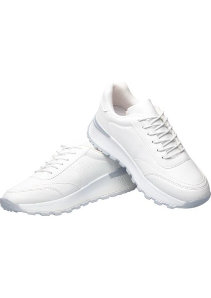 Kadın Bağcıklı Kolay Giyilebilir Mevsimlik Sneaker Spor Ayakkabı Beyaz modelleri