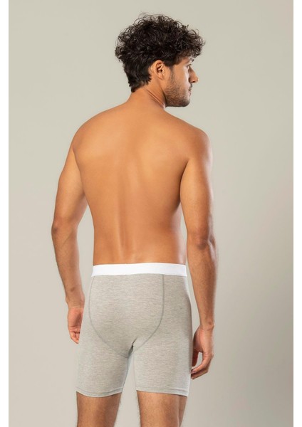 Erkek Pamuk Elastan Uzun Boxer 1416 - 6 Adet